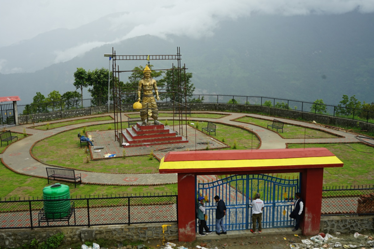 म्याग्दीको पछैमा रावण पार्क निर्माण अन्तिम चरणमा