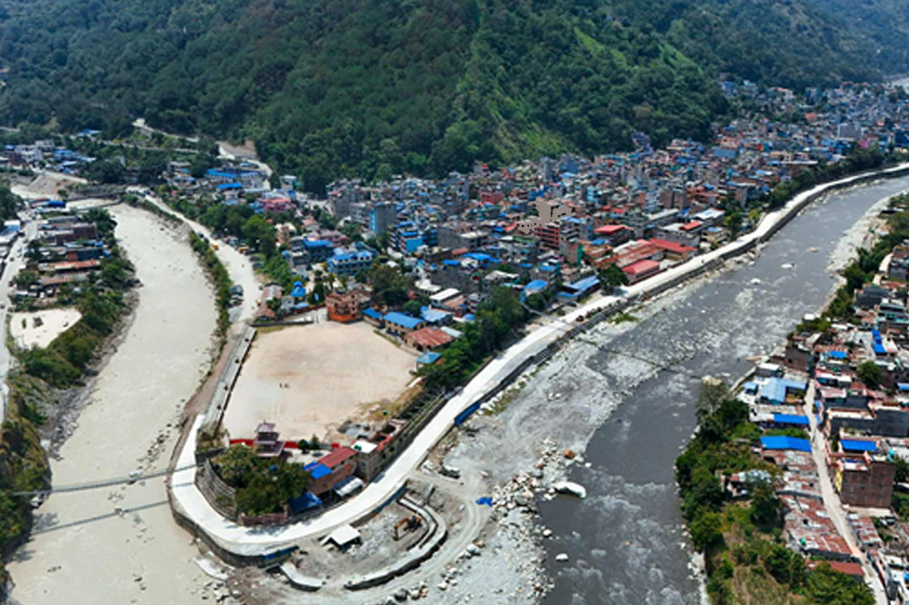 चक्रपथले सुरक्षित र सुन्दर बन्यो बेनीबजार