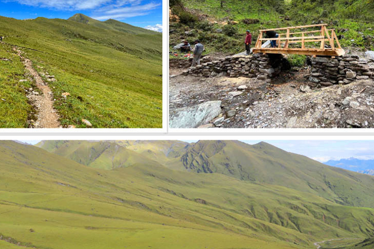 ढोरपाटनको बुकीपाटनमा पर्यटकको चहलपहल बढ्यो, पदमार्ग निर्माणले सहज