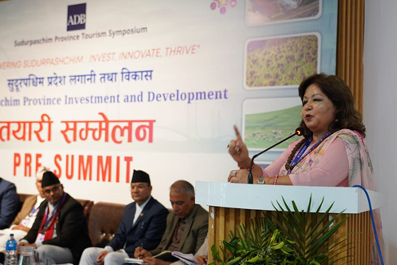 राजनीतिक स्थायित्व र आर्थिक विकास सरकारको प्राथमिकता : परराष्ट्रमन्त्री आरजु राणा देउवा
