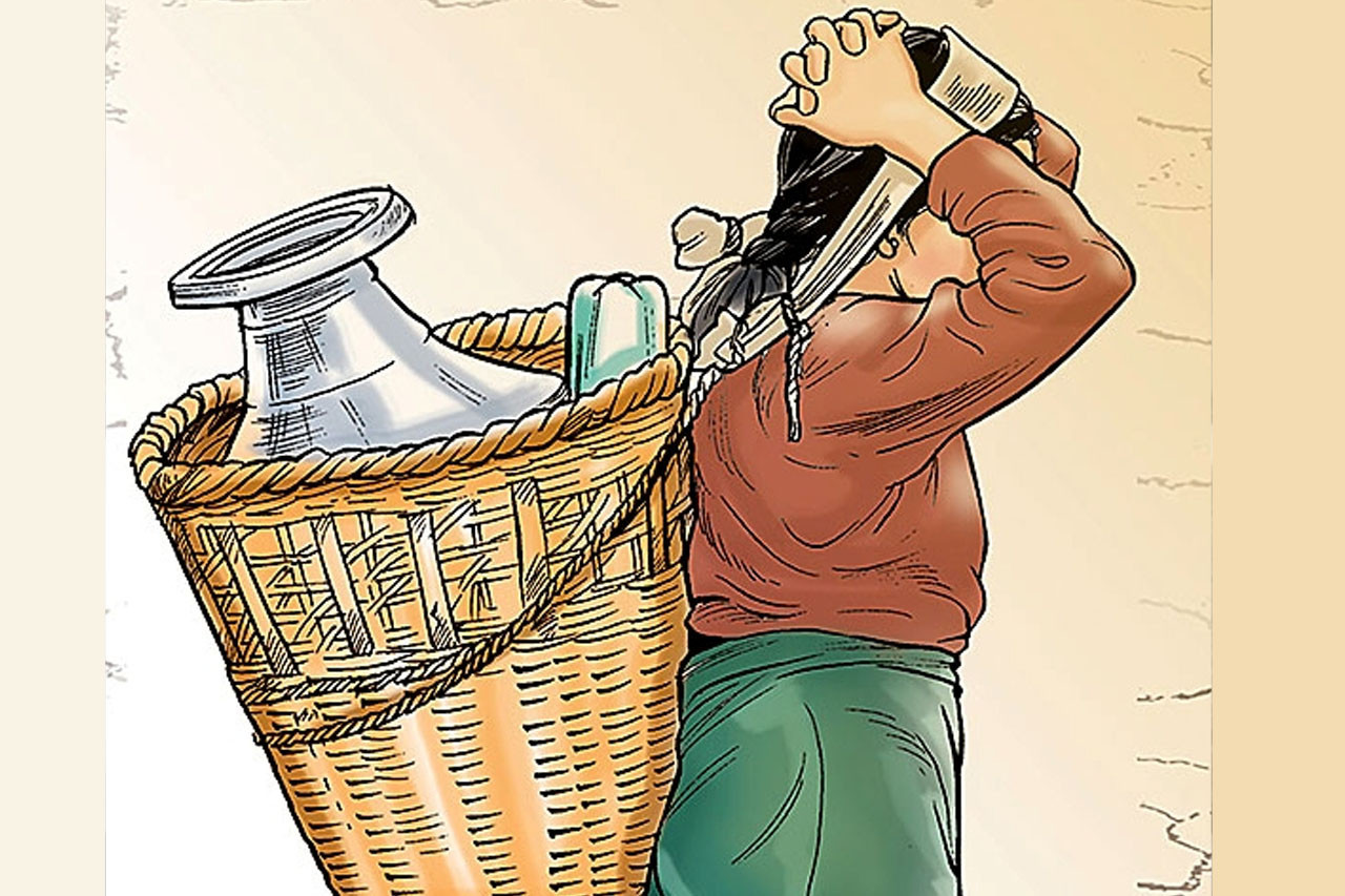 दोगडाकेदारका दुई गाउँमा खानेपानीको हाहाकार, 'एक घर एक धारा' अभियान कागजमै सीमित