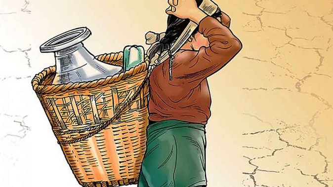 इलामको धजे–मकरजुङमा घरआँगनमै खानेपानी, वर्षौंदेखिको डोकोको भार हट्यो