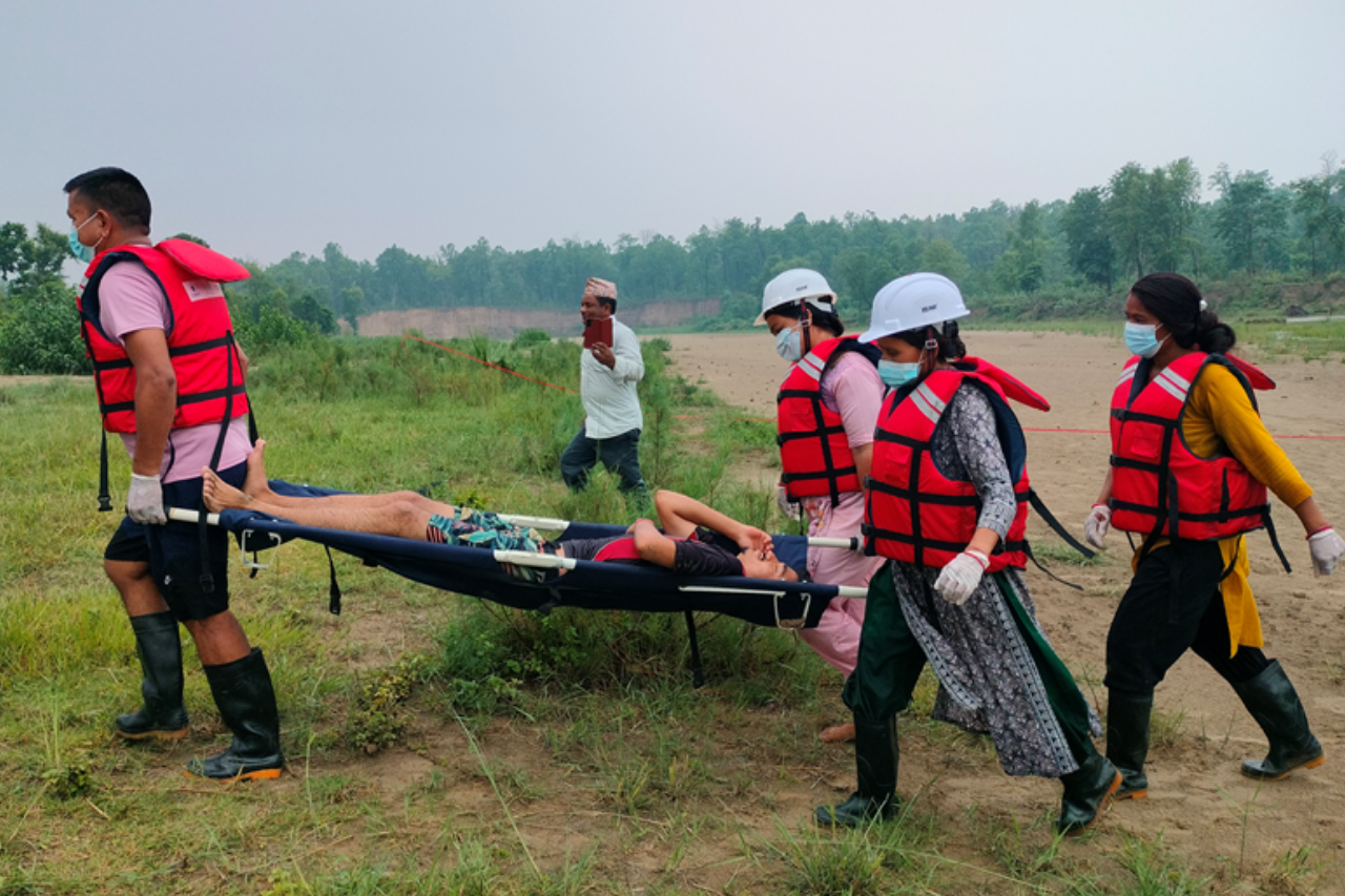 कृष्णपुरमा सामुदायिक विपद् व्यवस्थापनको उदाहरणीय पहल