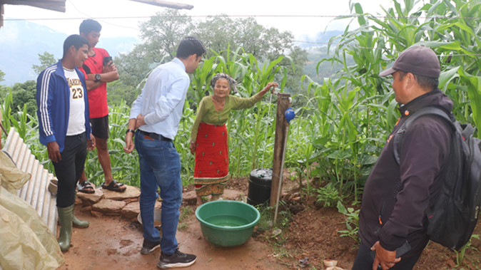 भोजपुरको षडानन्दमा लोमाखोला खानेपानी आयोजना: ८०० घरमा 'एक घर एक धारा' सञ्चालन