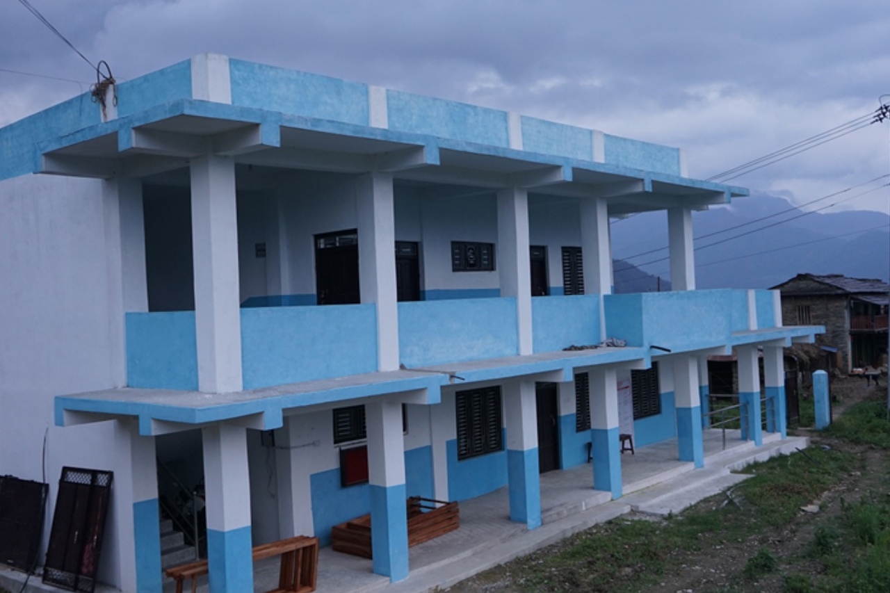 मालिका गाउँपालिका–३ डाडागाउँमा स्वास्थ्य एकाइ आफ्नै भवनबाट सञ्चालन