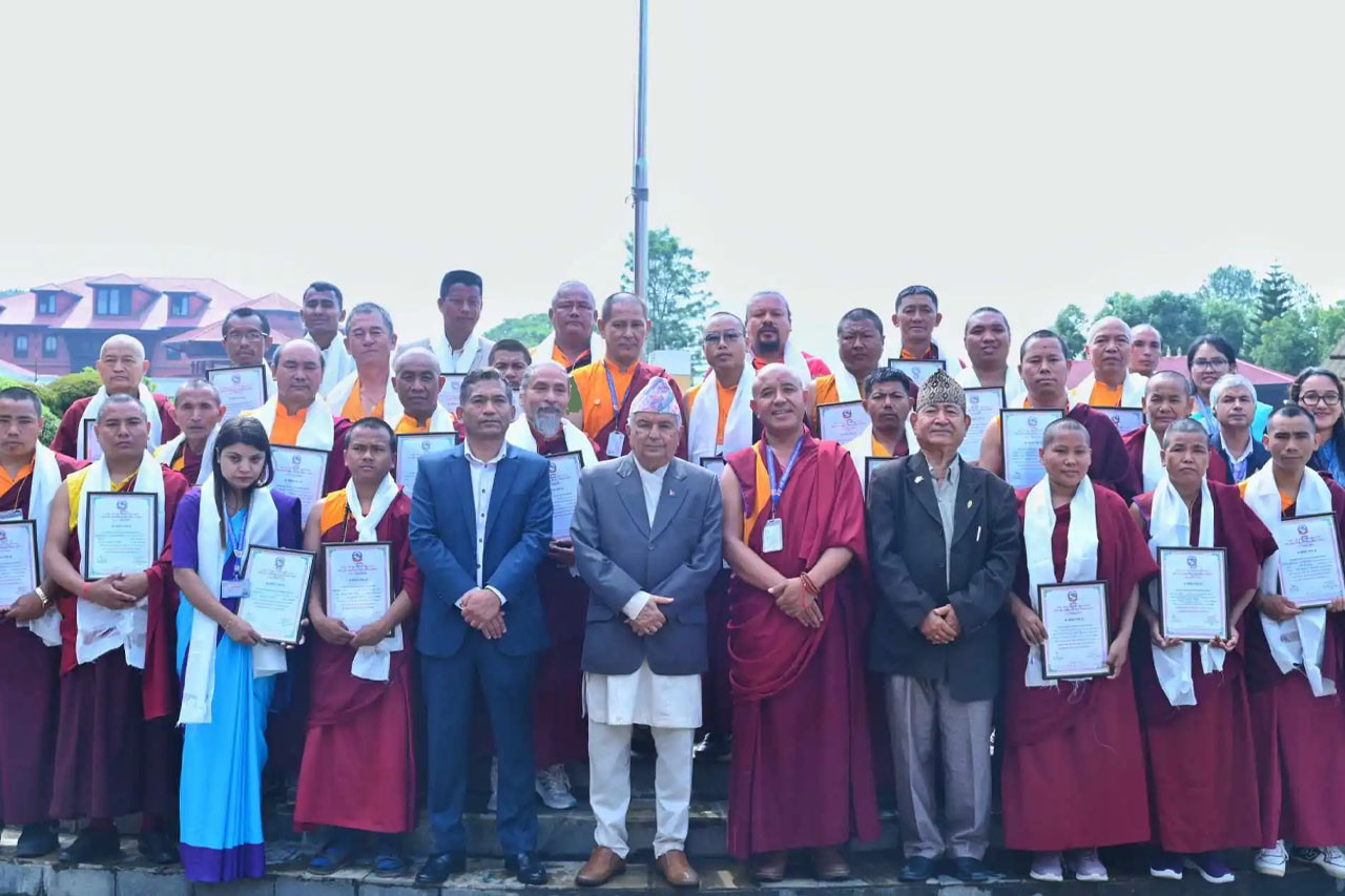 बौद्ध धर्मको शिक्षालाई व्यवहारमा उतार्नुपर्छ : राष्ट्रपति पौडेल