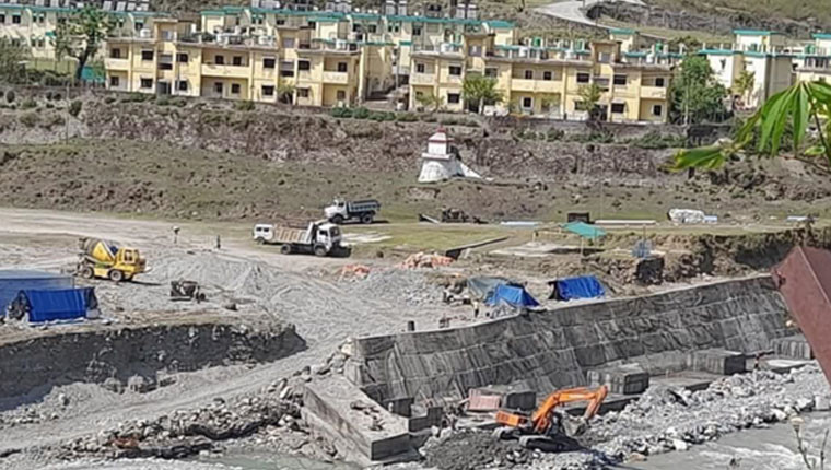 दार्चुलामा नेपाली भूमिमा भारतीय तटबन्ध निर्माणको विरोध, तत्काल रोक्न माग