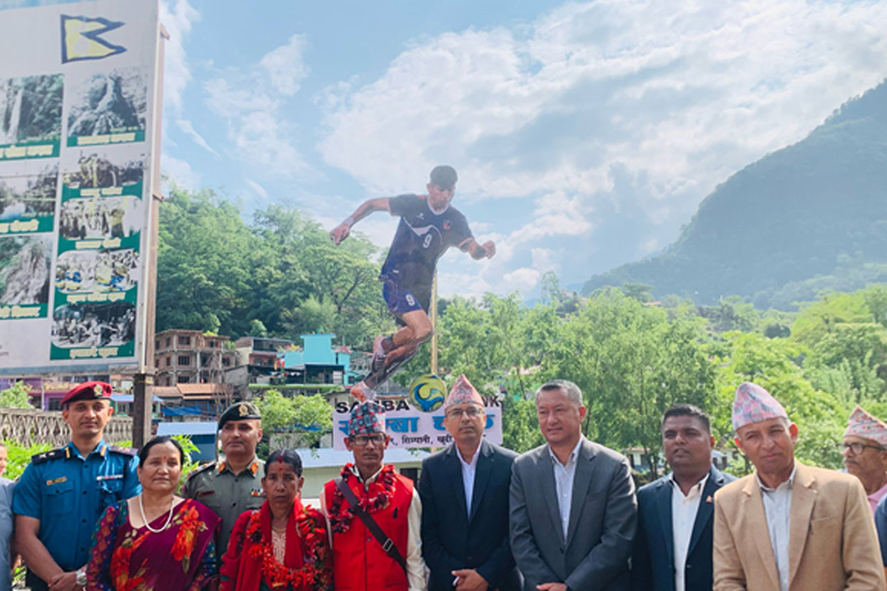 मस्र्याङ्दीमा फुटबल खेलाडी सावित्रा भण्डारीको सम्मान, खुदीपुल वारिको क्षेत्र 'साम्बा चोक' नामाकरण