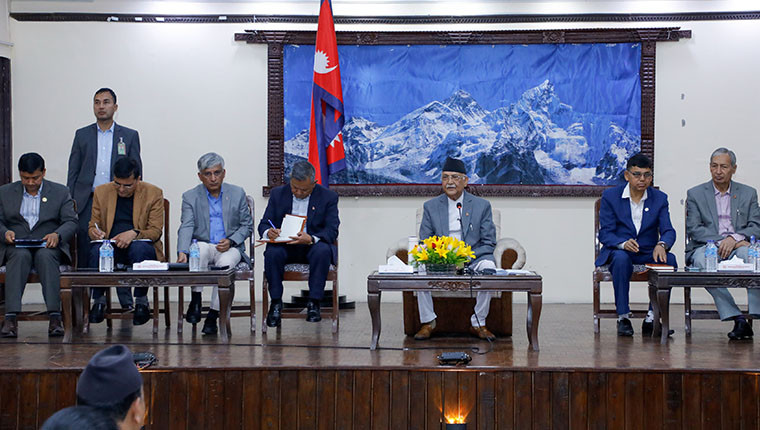 एमाले सचिवालय बैठक आज बस्दै, नीति तथा कार्यक्रम र बजेटमा छलफल हुने